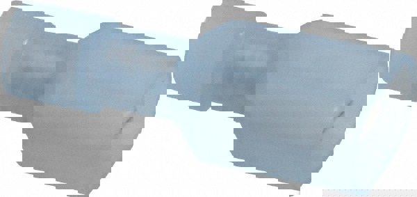 Wire Disconnect: Male, Blue, Nylon, 16-14 AWG, 1/4